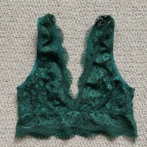 Victoria’s Secret Emerald Lace Bralette